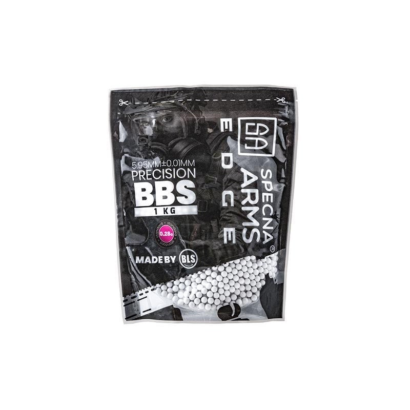 0.28g Specna Arms EDGE Precision BBs - 1kg - White