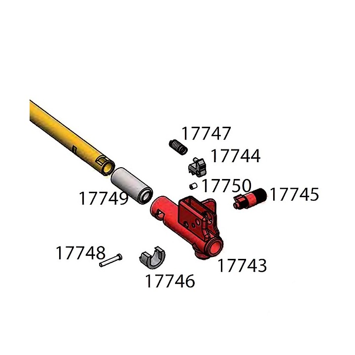ASG 17831 Scorpion EVO - PART 17747 HopUp push-spring