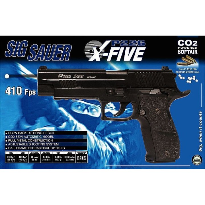 Sig-Sauer P226 X-Five CO2 Cybergun