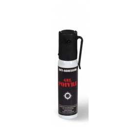 Aérosol lacrymogène anti-agression gel poivre 25 ml