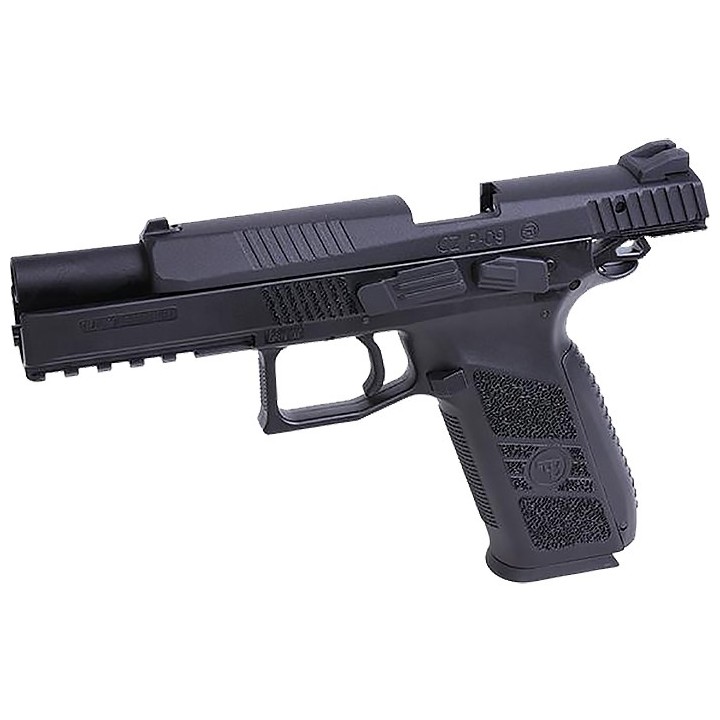 CZ P-09 ASG DUTY GAZ BLOWBACK CULASSE METAL HOP UP SEMI AUTO 0.7 JOULE AVEC SA MALLETTE