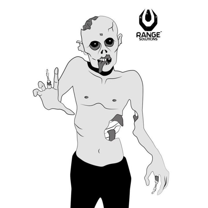 Zombie Shooting Targets - 50 Pcs