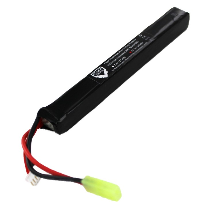 1500mah 11.1V stick type size:16*19*180mm with small tamiya