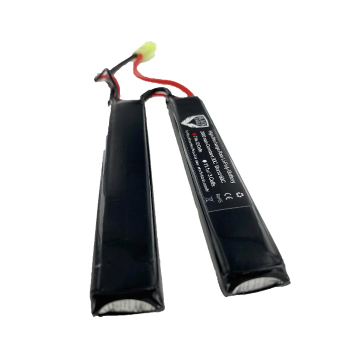 2000mah 7.4V 30C lipo battery nunchuck type with small tamiya