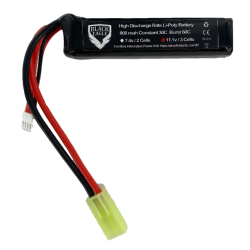 11.1V 800mah 93mm x 17mm x 20mm with mini tamiya