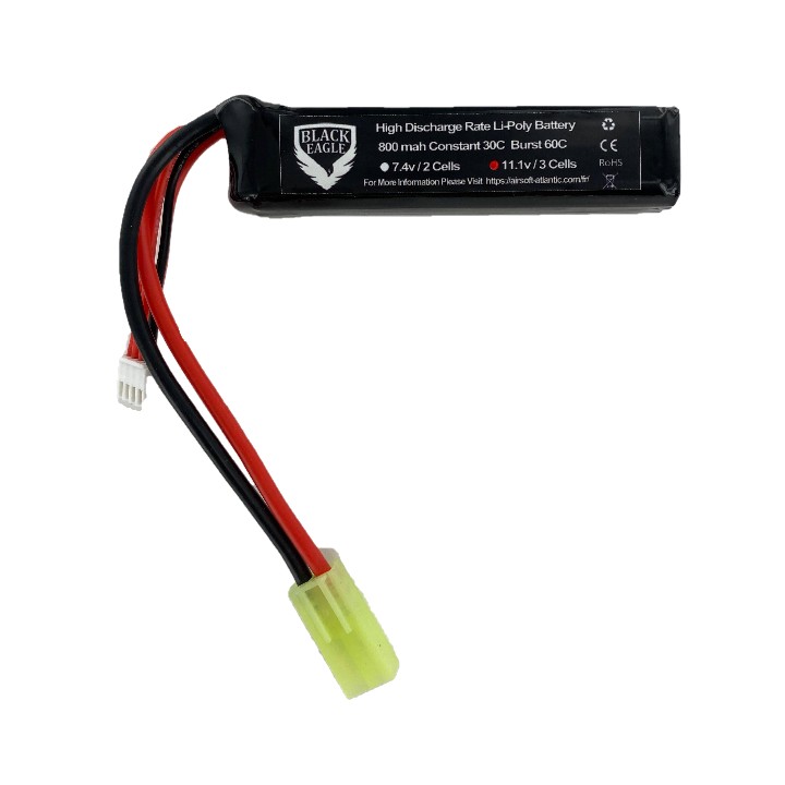 11.1V 800mah 93mm x 17mm x 20mm with mini tamiya