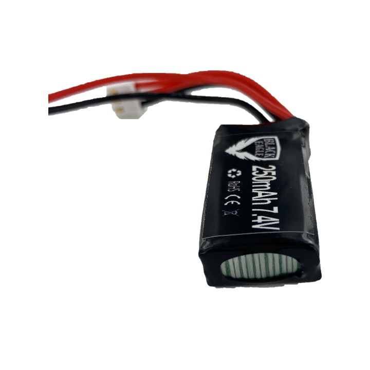 7.4v 250mah 12 x 20 x 40mm with JST-SYP