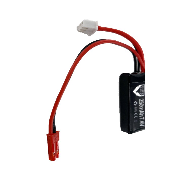 7.4v 250mah 12 x 20 x 40mm with JST-SYP