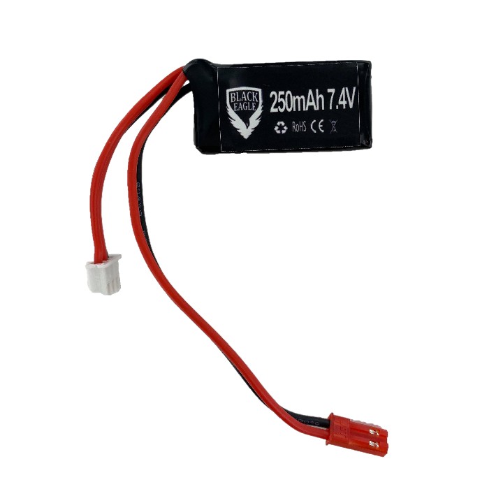 7.4v 250mah 12 x 20 x 40mm with JST-SYP