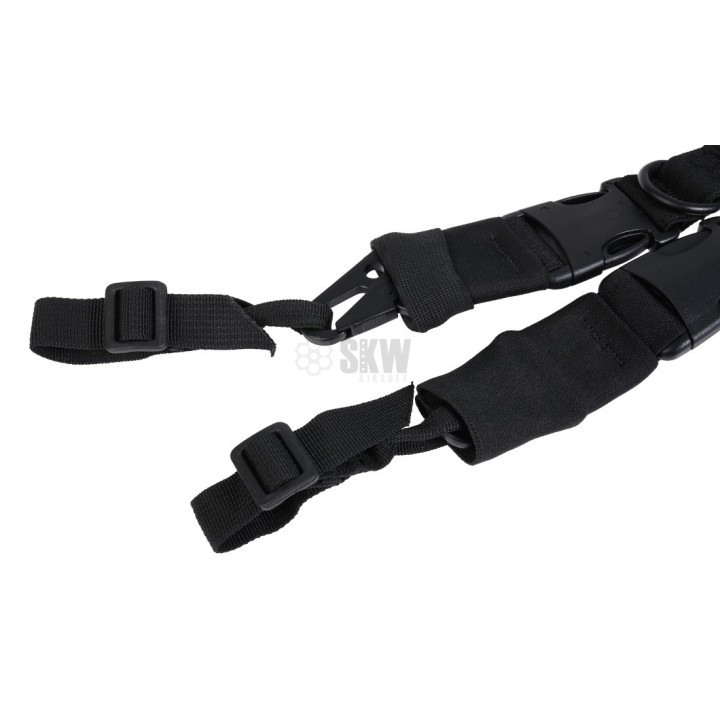 SANGLE 2 POINTS EXTRACTION RAPIDE 2 POINTS COULEUR NOIR DELTA TACTICS