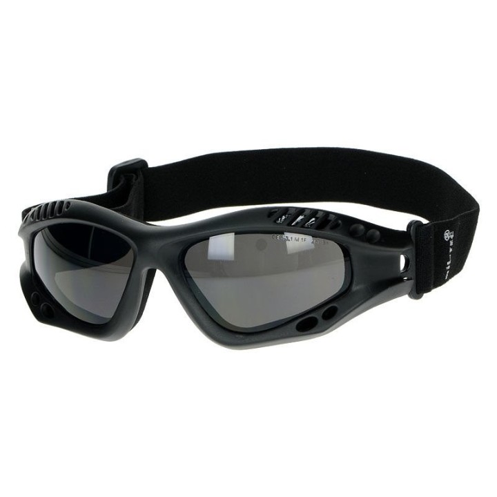 Glasses AIR COMMANDO Mil-Tec BLACK clear
