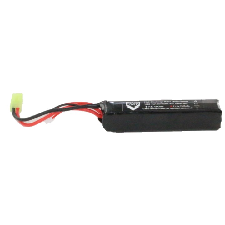 1400mah 11.1V 30C lipo battery stick type with small tamiya Black Eagle