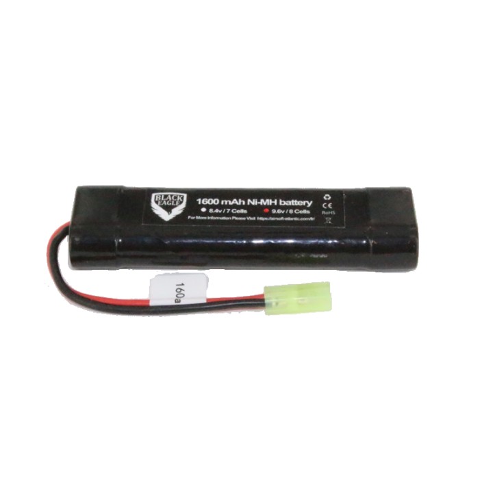 9.6V 1600mah nimh battery with mini tamiya Black Eagle