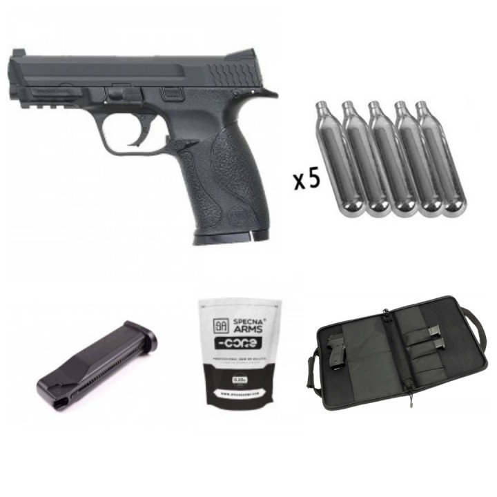 Pack Expert pour réplique de poing airsoft SMITH & WESSON M&P9/M40 CO2