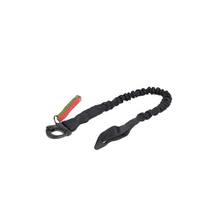Safety rope - hand-woven (nylon hollow ribbon, high-light metal buckle