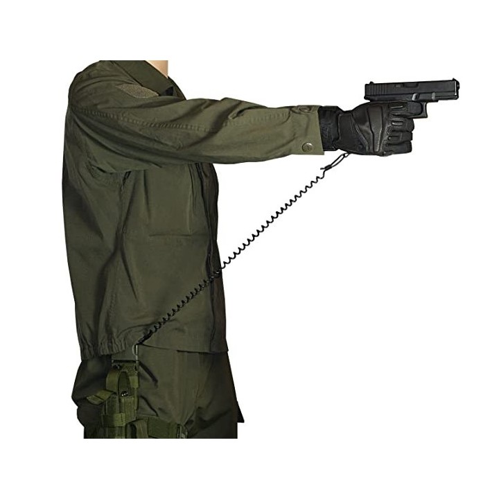 Dragonne de sécurité réglementaire Kevlar® 120 cm noir
