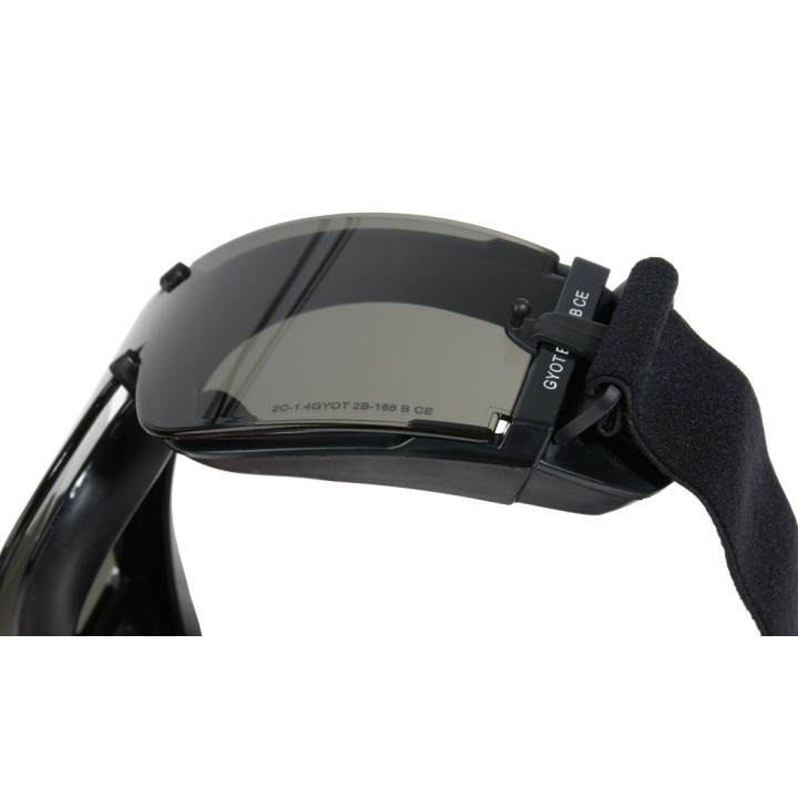 Équipement airsoft lunettes protection Black