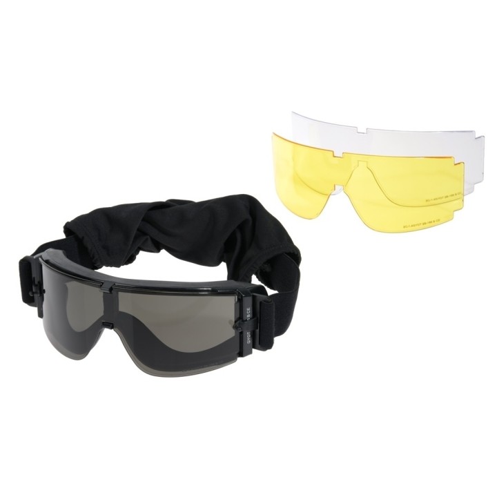 Goggles Airsoft Black Anti-fog | Delta Tactics 800