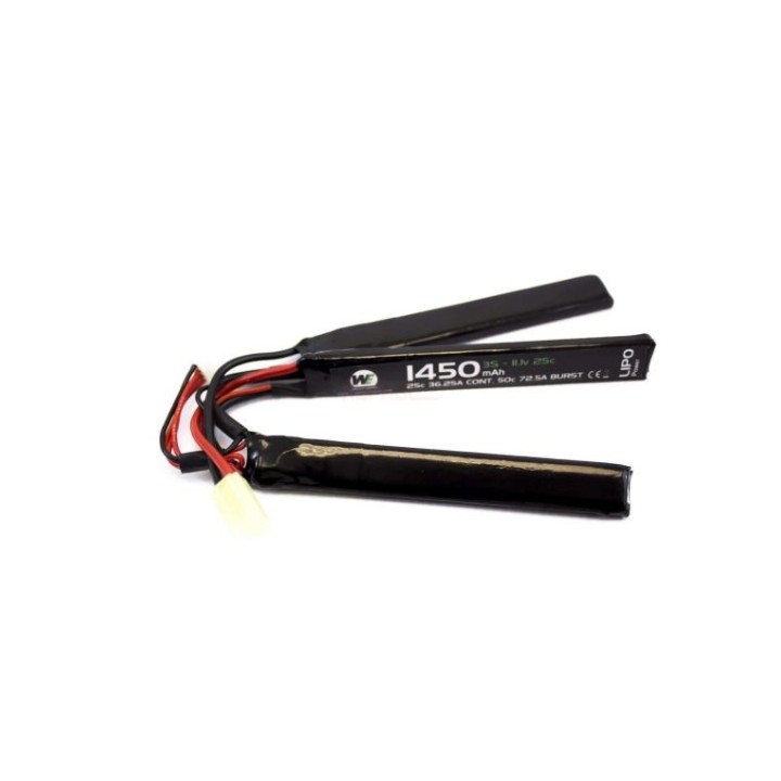 BATTERIE LIPO 11.1V 1450 MAH 25C DUEL CODE - Batteries