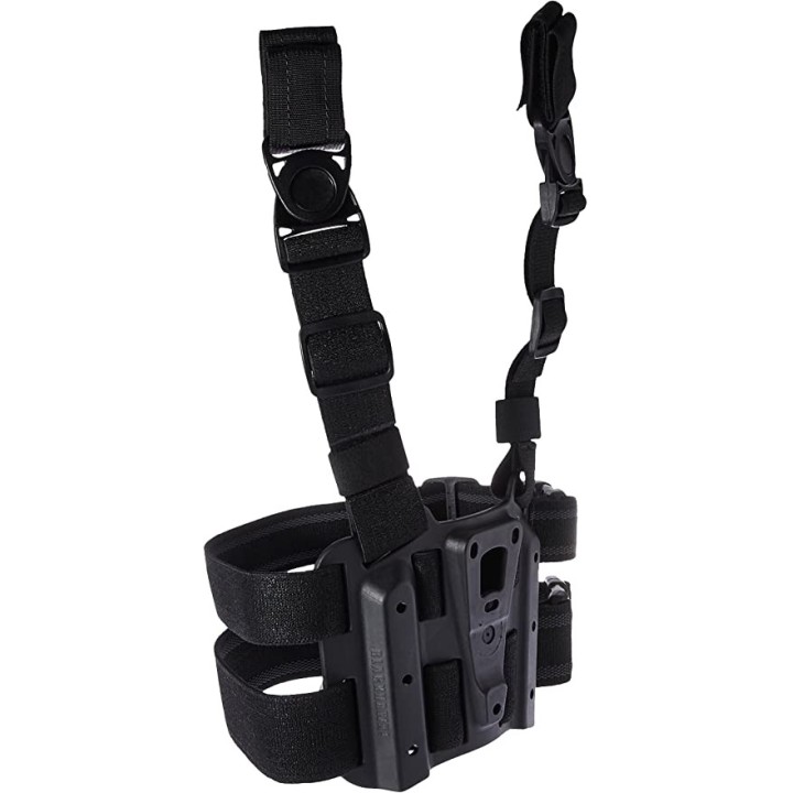Plaque Cuisse Holster BlackHawk Noir M9 - Produits Airsoft