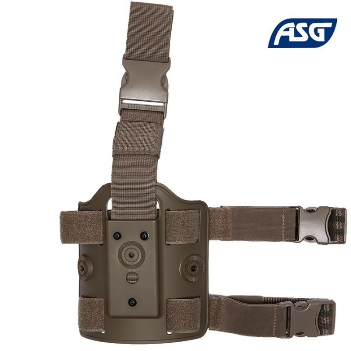 Plaque de cuisse Polymere FDE ASG-Strike Systems