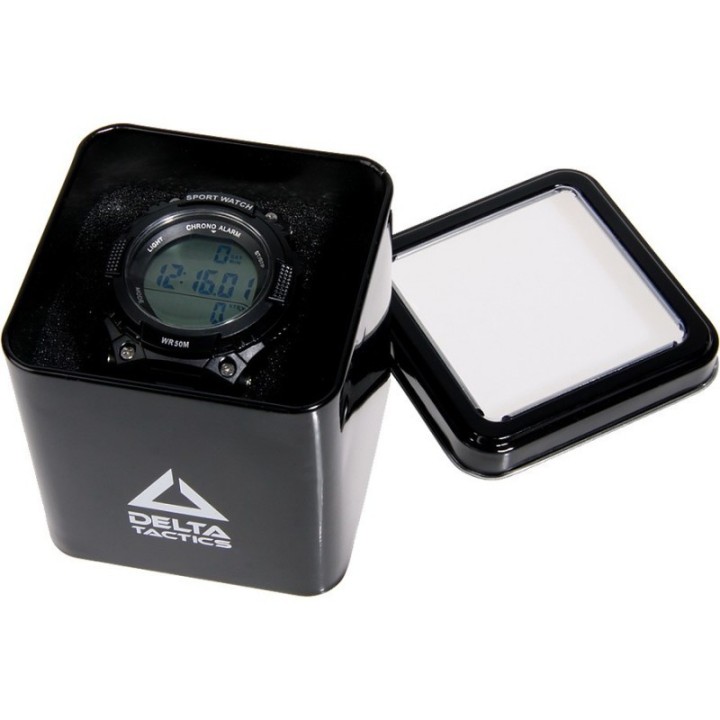 MONTRE TACTIQUE PODOMETRE NOIRE DELTA TACTICS