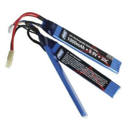 Battery, 9,9V 1000 mAh, LI-FE, sticks
