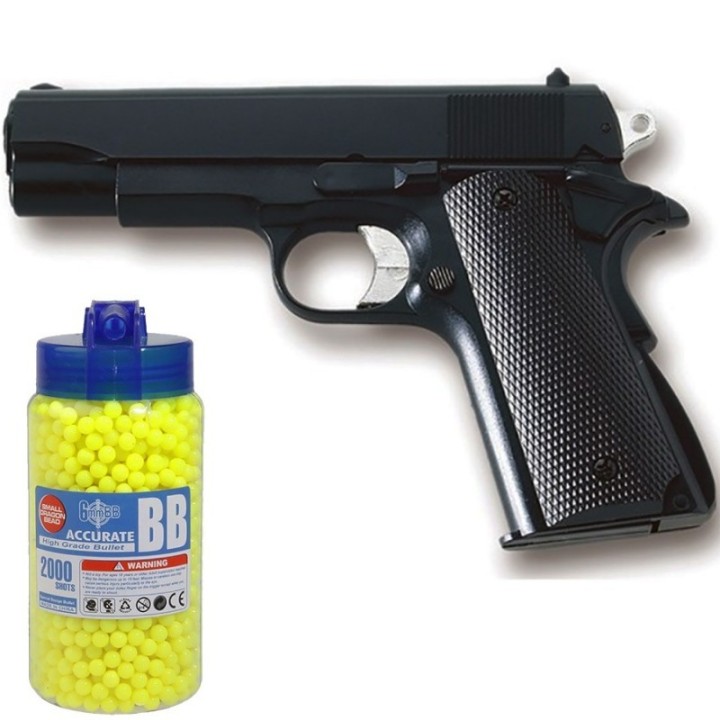 PACK PISTOLET airsoft HFC M80.45 NOIR