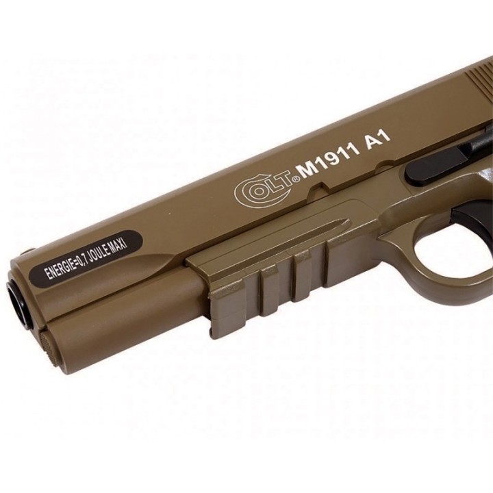 Colt 1911 Culasse Metal Manuel Dark Earth 13BB 