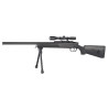 SWISS ARMS Black Eagle M6 sniper 6mm + visee point rouge 25BB's