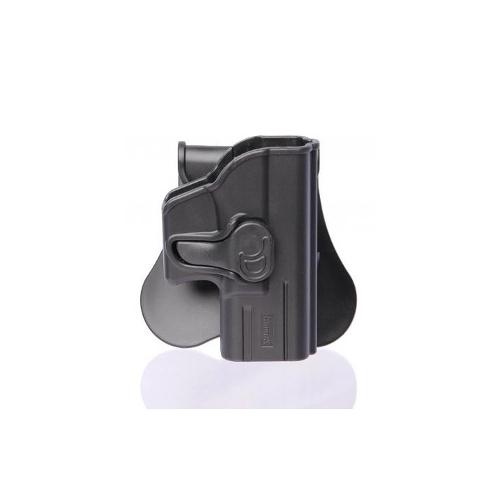 Amomax Holster pour Glock 43 Gen 2 - couleur : Noir, Sens : Droite