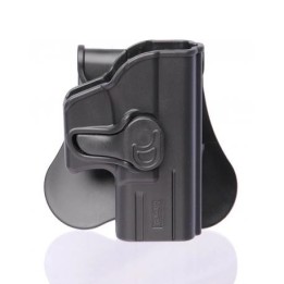 Amomax Holster pour Glock 34 Gen 2 - couleur : Noir, Sens : Droite