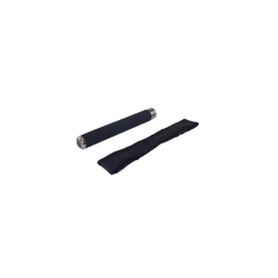 Matraque Téléscopique Acier Grip Mousse 21 pouces Noir chrome