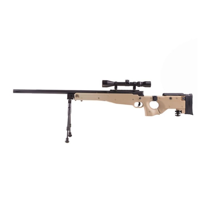 MB08A sniper rifl - with scope and bipod - tan