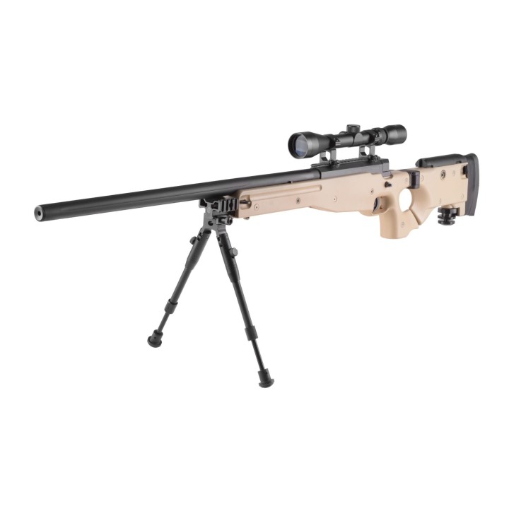 MB08A sniper rifl - with scope and bipod - tan