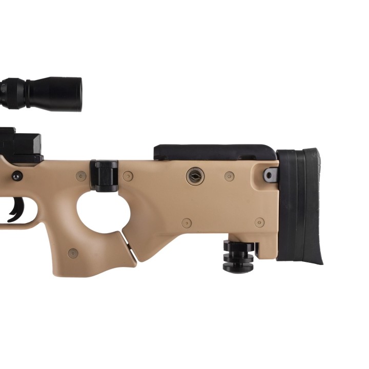 MB08A sniper rifl - with scope and bipod - tan