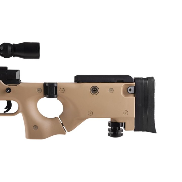 MB08A sniper rifl - with scope and bipod - tan