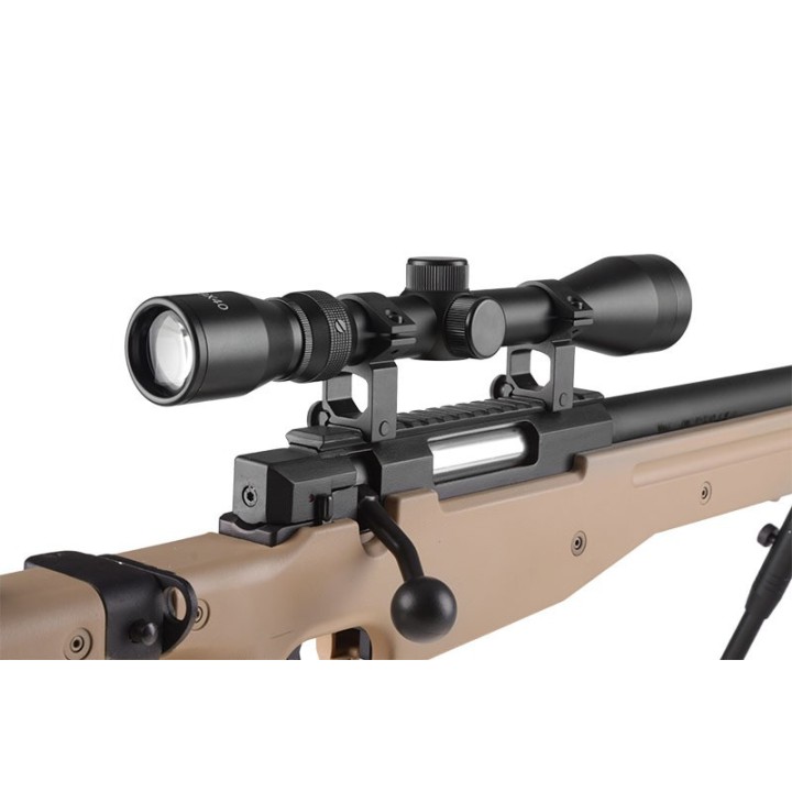 MB08A sniper rifl - with scope and bipod - tan