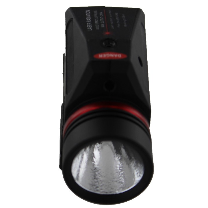 Flashlight with laser Black Eagle