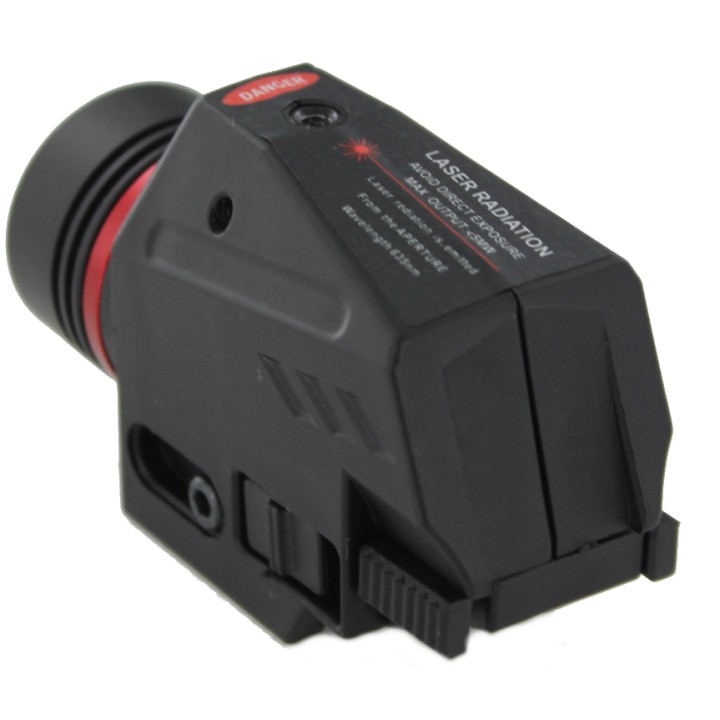 Flashlight with laser Black Eagle