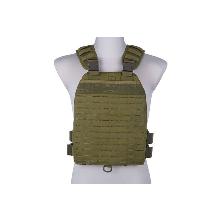 Laser-Cut Plate Carrier Tactical Vest - Olive Drab