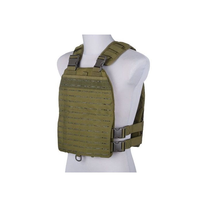 Laser-Cut Plate Carrier Tactical Vest - Olive Drab