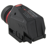 Flashlight with laser