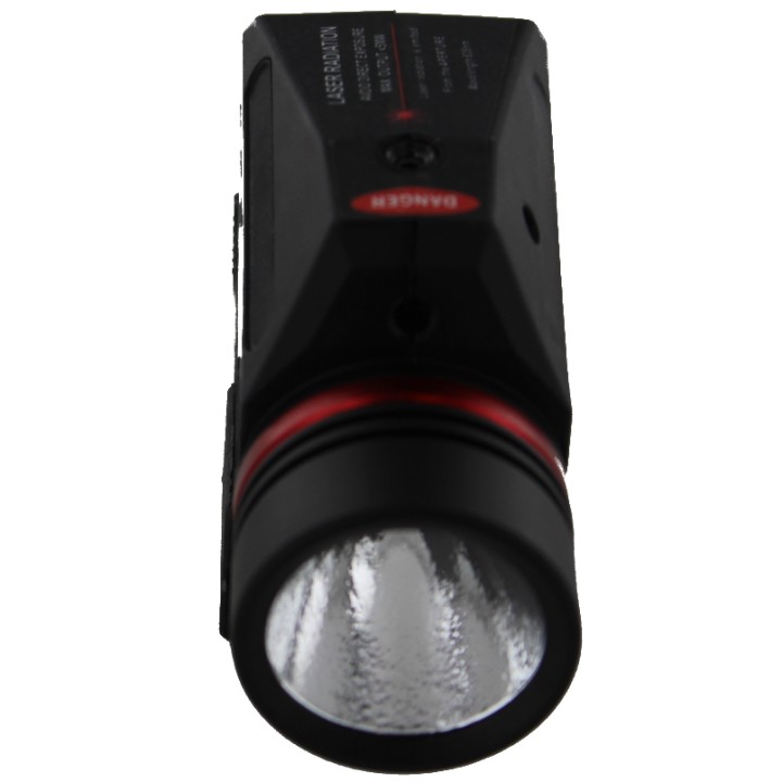 Flashlight with laser Black Eagle