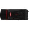 Flashlight with laser