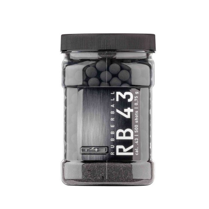 Umarex T4E RB Prac-series Ruberball cal. 43 - 500 Billes