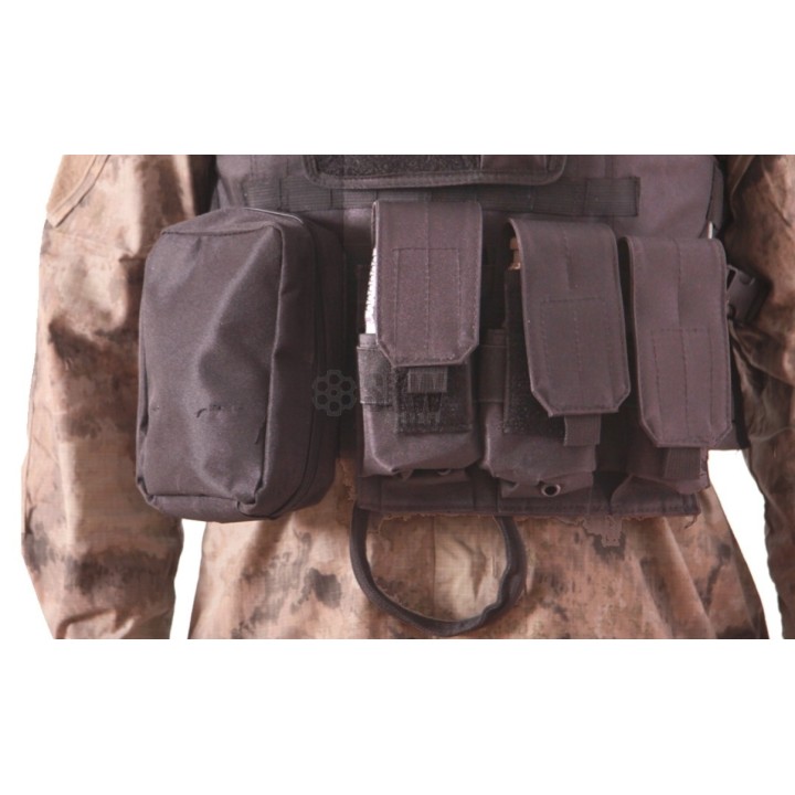 GILET PLATE CARRIER NOIR DELTA TACTICS V07 Airsoft