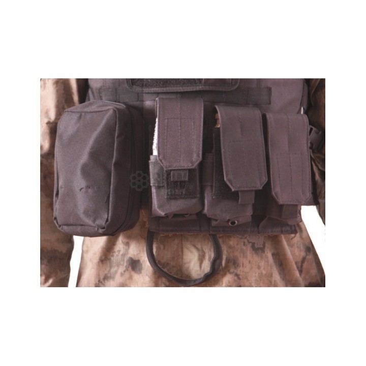 GILET PLATE CARRIER NOIR DELTA TACTICS V07 Airsoft