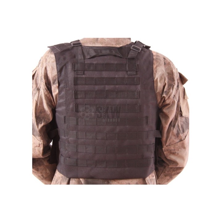 GILET PLATE CARRIER NOIR DELTA TACTICS V07 Airsoft