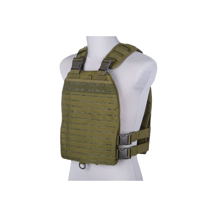Laser-Cut Plate Carrier Tactical Vest - Olive Drab
